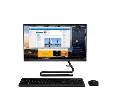 lenovo ideacentre a340-22iwl (f0ebz5kyin) all-in-one desktop (intel core i3/ 10th-gen/ 4gb ram/ 1tb hdd/ dos/ wireless keyboard + mouse/ 720p camera + mic/ dvd/ integrated grapics/ 21.5