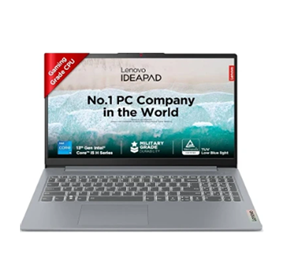 lenovo ideapad (83k100rwin) laptop (intel core i5-13420h/13th gen / 16gb ram / 512gb ssd / 15.3 inch full hd / windows 11 + ms office/ 1 year adp warranty), grey