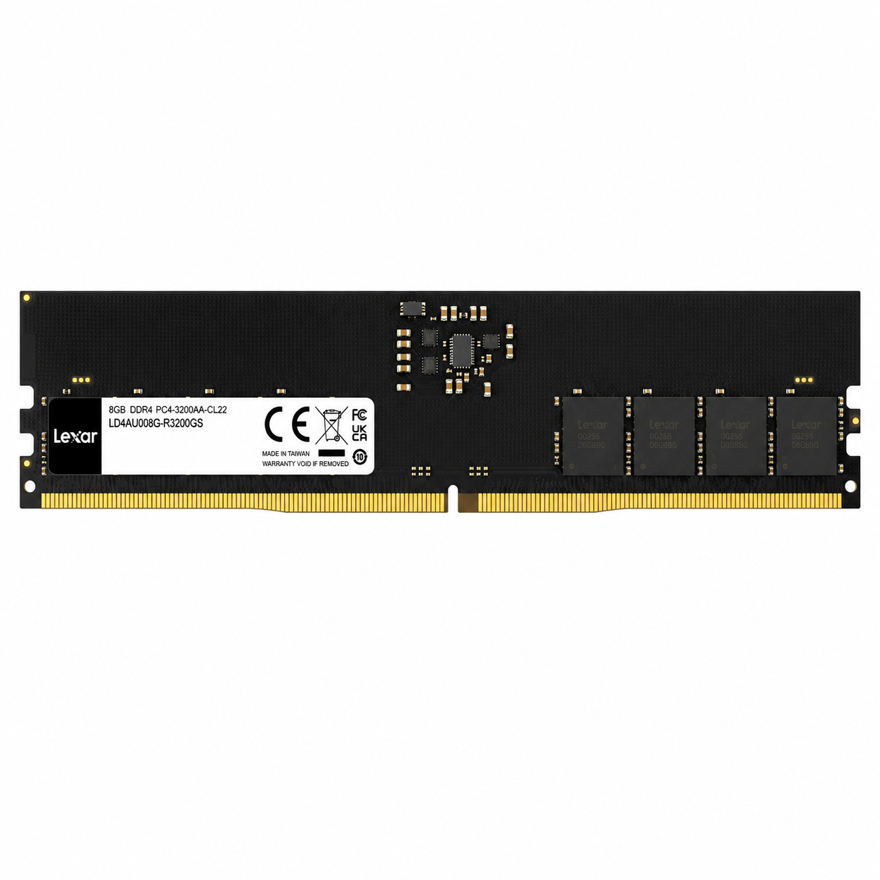 lexar (ld5u08g56c46st-bgs) 8gb ddr5 5600mhz udimm desktop ram