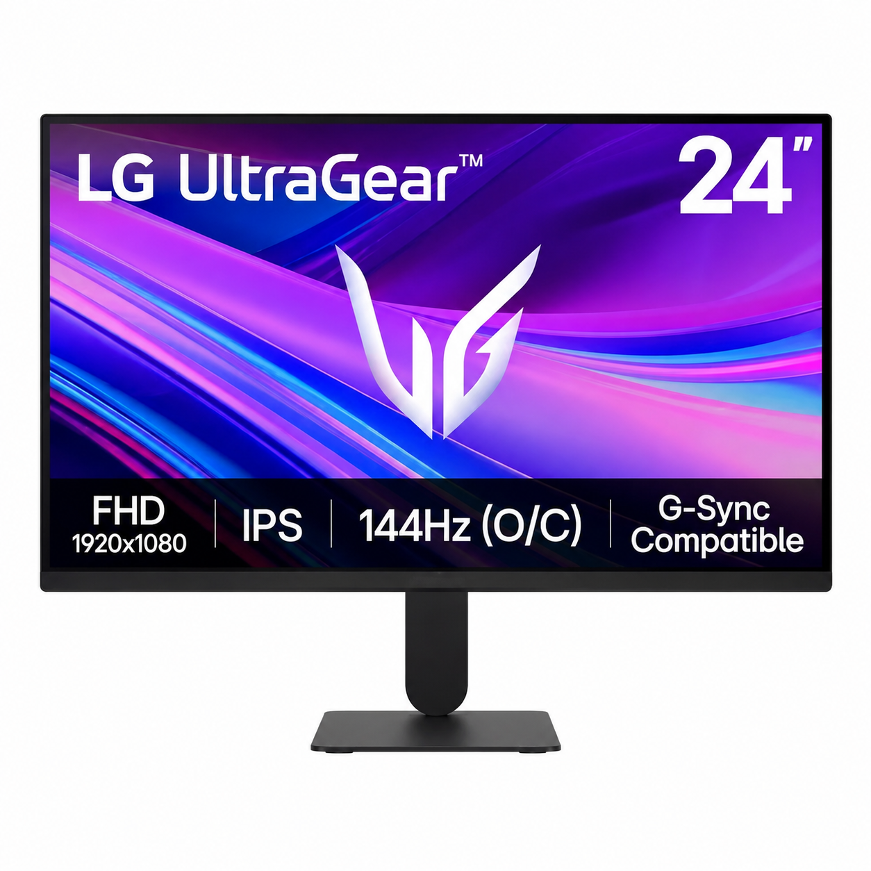 lg ultragear 24g411a-b 24 inch gaming monitor (ips borderless, 120hz (oc 144hz)/1ms, hdmi + dp port)