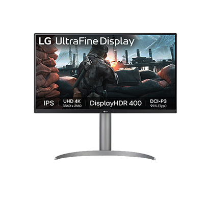 lg (27up650k-w) 68.58 cm (27 inch) 4k dual hdmi + display port ips monitor