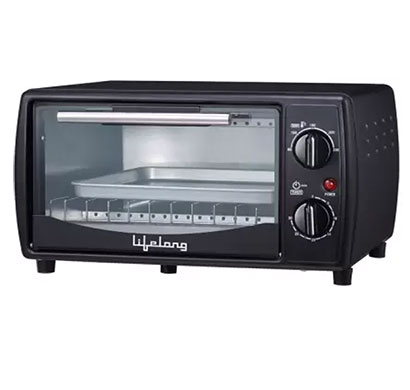 lifelong ( llot10) 10-litre oven toaster grill (otg) (black)