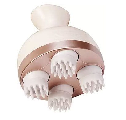 lifelong ( llm225) rechargeable head scalp & full body pain relief brown massager