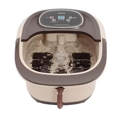 lifelong (llm216) 500w brown water heating foot spa & massager machine