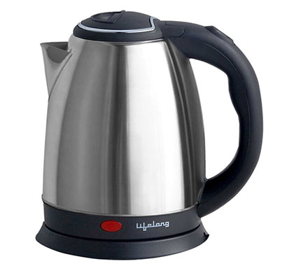 lifelong (ek04) 1.5l black electric kettle