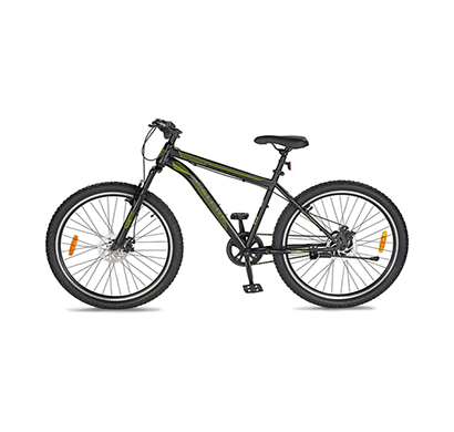lifelong llbc2702 falcon with disc brake and suspension (black) ideal for adults (above 13 years), iframe size 18