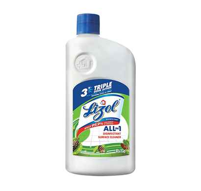 lizol disinfectant surface & floor cleaner liquid, pine - 1l, kills 99.9% germs