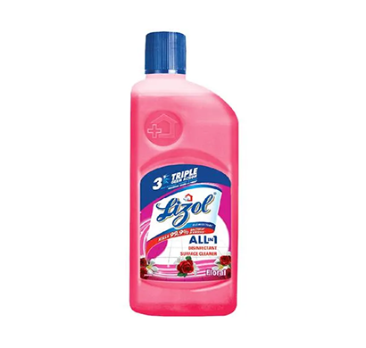 lizol disinfectant surface & floor cleaner liquid - floral, 500 ml
