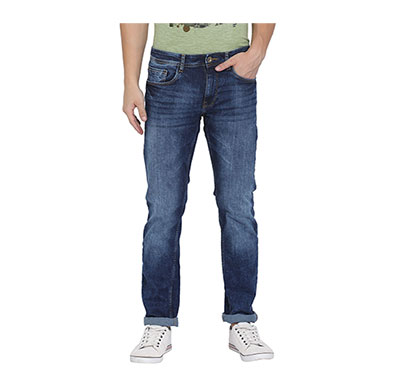 llak jeans 119-jn/cr01-28 men skinny fit mid-rise clean look stretchable jeans