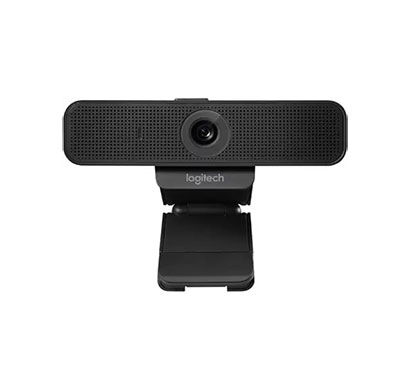 logitech c925e hd webcam with 1080p video webcam (black)