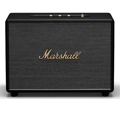 marshall woburn iii wired connectivity home speaker ( black)