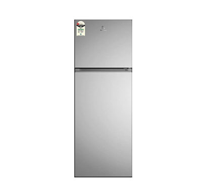 midea electrolux (etm3400l-s) 700 series 341 litres 1 star frost free double door refrigerator with ai autosense ( silver)
