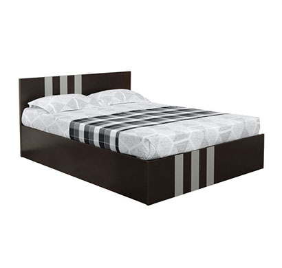 mintwud from pepperfry (fn1889866) avena queen size bed with box storage in wenge finish
