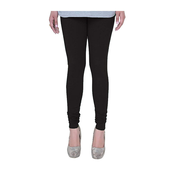 Wholesale Women's Leggings Pants Button Detailed Black - 3480 | KAZEE