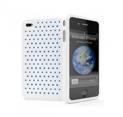 molecule white iphone 4 silicon case