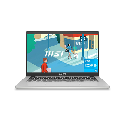 msi modern 14 c13m-115in thin and light laptop (intel core i3-1315u/ 13th gen/ 8gb ram/ 512gb ssd/ windows 11 home/ 14