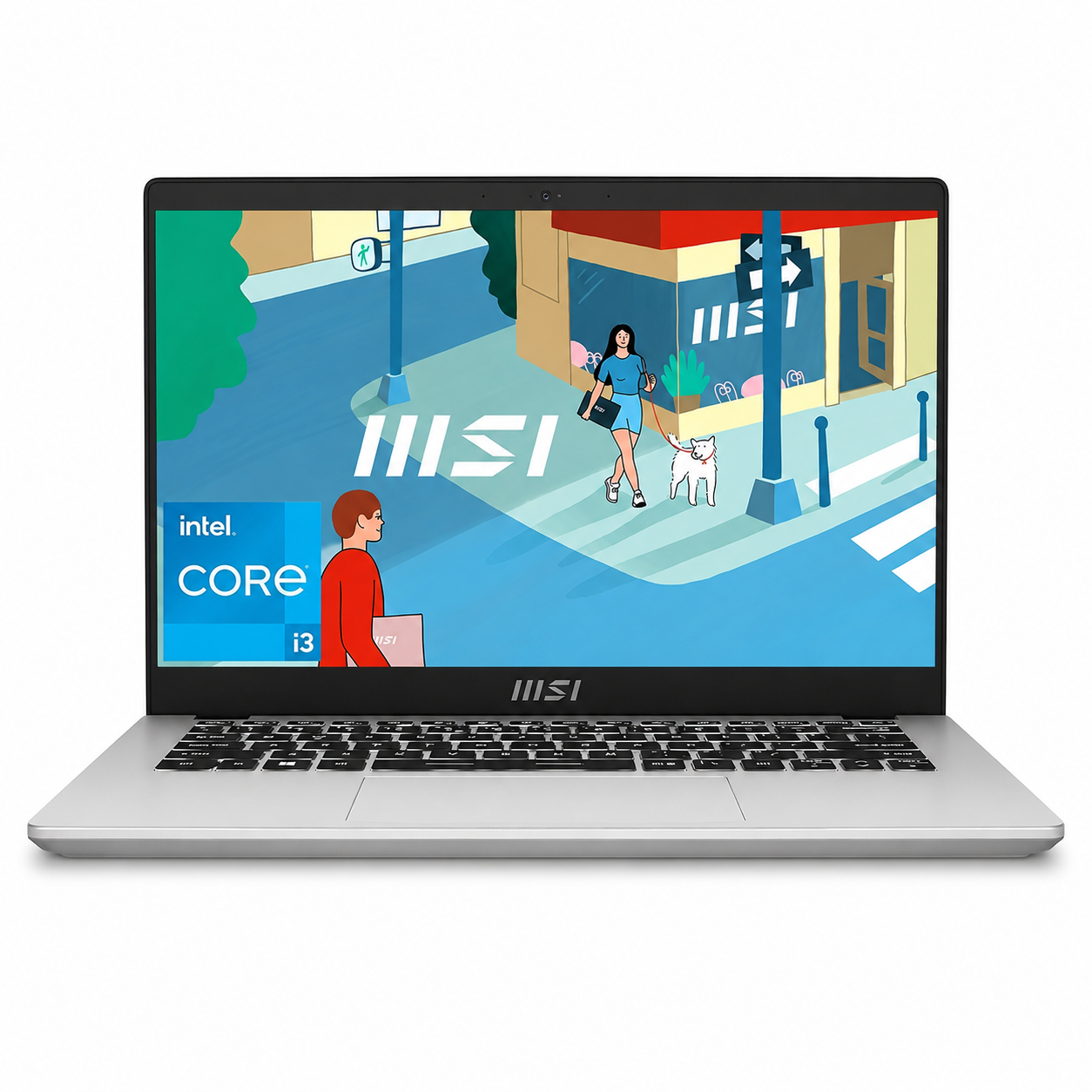 msi modern 14 c13m- 438in thin and light laptop (intel core i3-1315u/ 13th gen/ 8gb ram/ 512gb ssd/ windows 11 home/ 14
