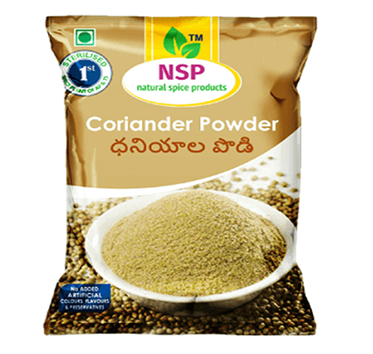 nsp coriander powder 100gm poly pack