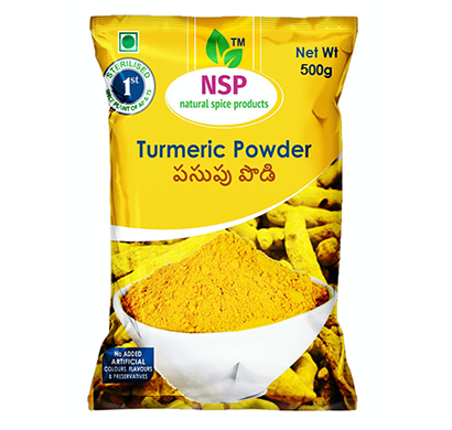 nsp turmeric powder 500gm poly pack