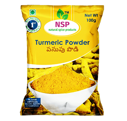 nsp turmeric powder 100gm poly pack