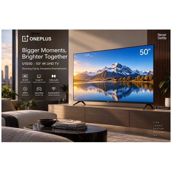 oneplus tv u series 50 u1s a 50-inch 4k ultra hd smart led android tv