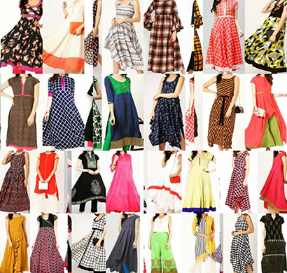 online brand ladies garments (mix colour)