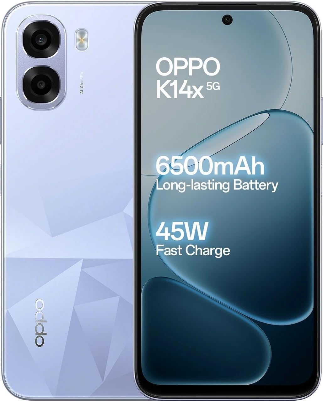 oppo k14x 5g (4gb ram, 64gb storage) mix colour