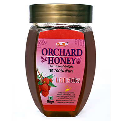 orchard honey,( lichi flora)100% pure & natural (no additives, no preservatives) (250gm)