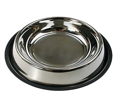 64 oz anti skid pet feeding bowls stainless steel
