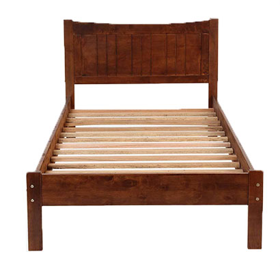 pepperfry rai single bed in wenge finish by valuewud