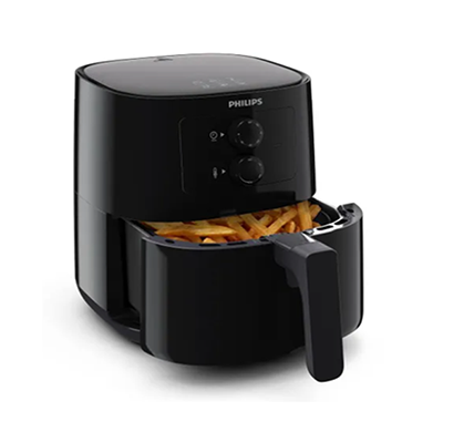 philips air fryer for home, 4.1 liter, with rapidair technology (hd9200/90, black)