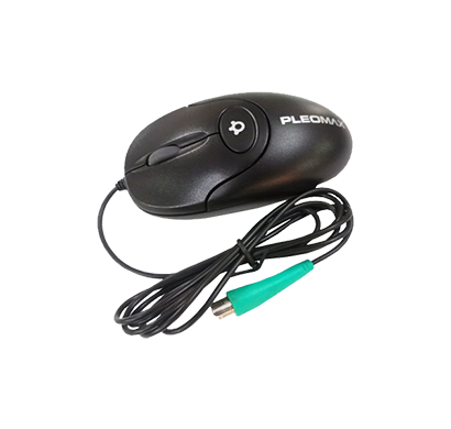 pleomax ps2 mouse 3 button 800dpi optical wired mouse