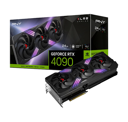 pny geforce rtx 4090 24gb xlr8 gaming verto epic-x rgb triple fan graphics card