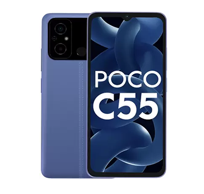poco c55 (6gb ram/ 128gb storage), blue color