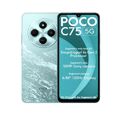 poco c75 5g (4gb ram/ 64gb storage), mix color