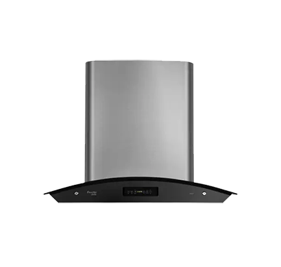 Preethi KH206 Wall Mounted 1200 CMH Chimney (Black & Silver)