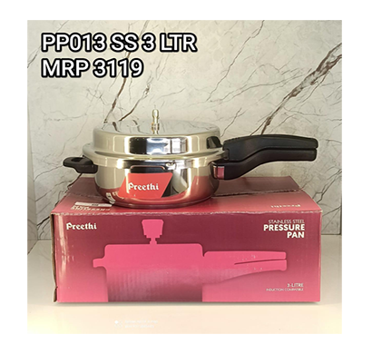preethi pressure cooker (pp013ss 3ltr)
