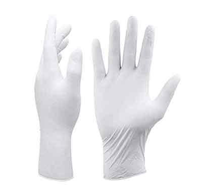 pro care latex examination gloves non-sterile white