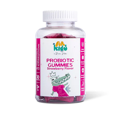 puravida probiotic gummies for kids, promotes digestion, gut health and improves bowel movement 30 gummies