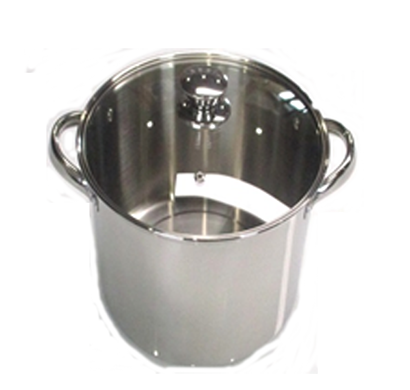 10qt stock pot with capsule bottom stainless steel