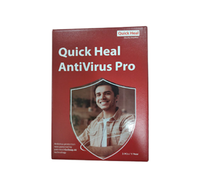 quick heal antivirus pro 3 pc, 1 year, (cd/dvd)