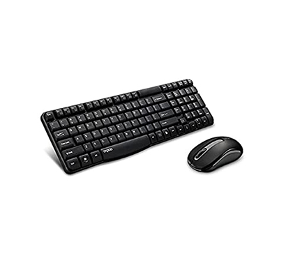 rapoo x1800s wireless optical keyboard & mouse combo