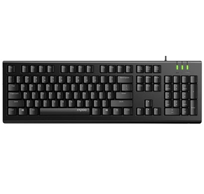 rapoo (nk1800) spill resistance wired usb keyboard