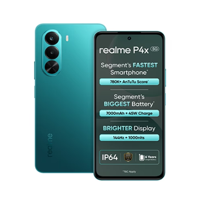 realme p4x 5g (8gb ram / 128 gb rom), mix colour