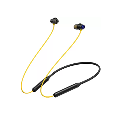 realme buds wireless 2 with dart charge and active noise cancellation (anc) bluetooth headset (yellow, in the ear)