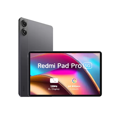 redmi pad pro 5g (8gb ram/ 128gb storage/ 12.1 inch with wi-fi+5g tablet),grey colour