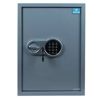 rolid ( rol-hsf-gry-lrg-p1) electronic home safe with digital locking system (54.36 litres, grey) safe locker (keypad)