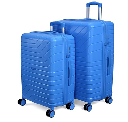 romeing tuscany 2pc luggage (pp) 55-65cm (sky blue)