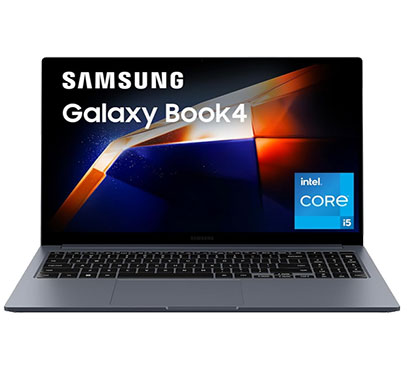 samsung galaxy book4 (np750xgj-lg2in) laptop ( intel core i5/13th gen/ 16gb ram/ 512gb ssd/windows 11 home/intel iris xe graphics / 15.6