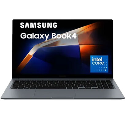 samsung galaxy book4 (np750xgk-lg3in) laptop (intel core 7-150u/ 16gb ram/ 512gb ssd/ windows 11 home/ intel iris xe graphics/ 15.6 inch fhd/ 1 year warranty) gray